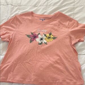 Hurley Peach Floral T-Shirt